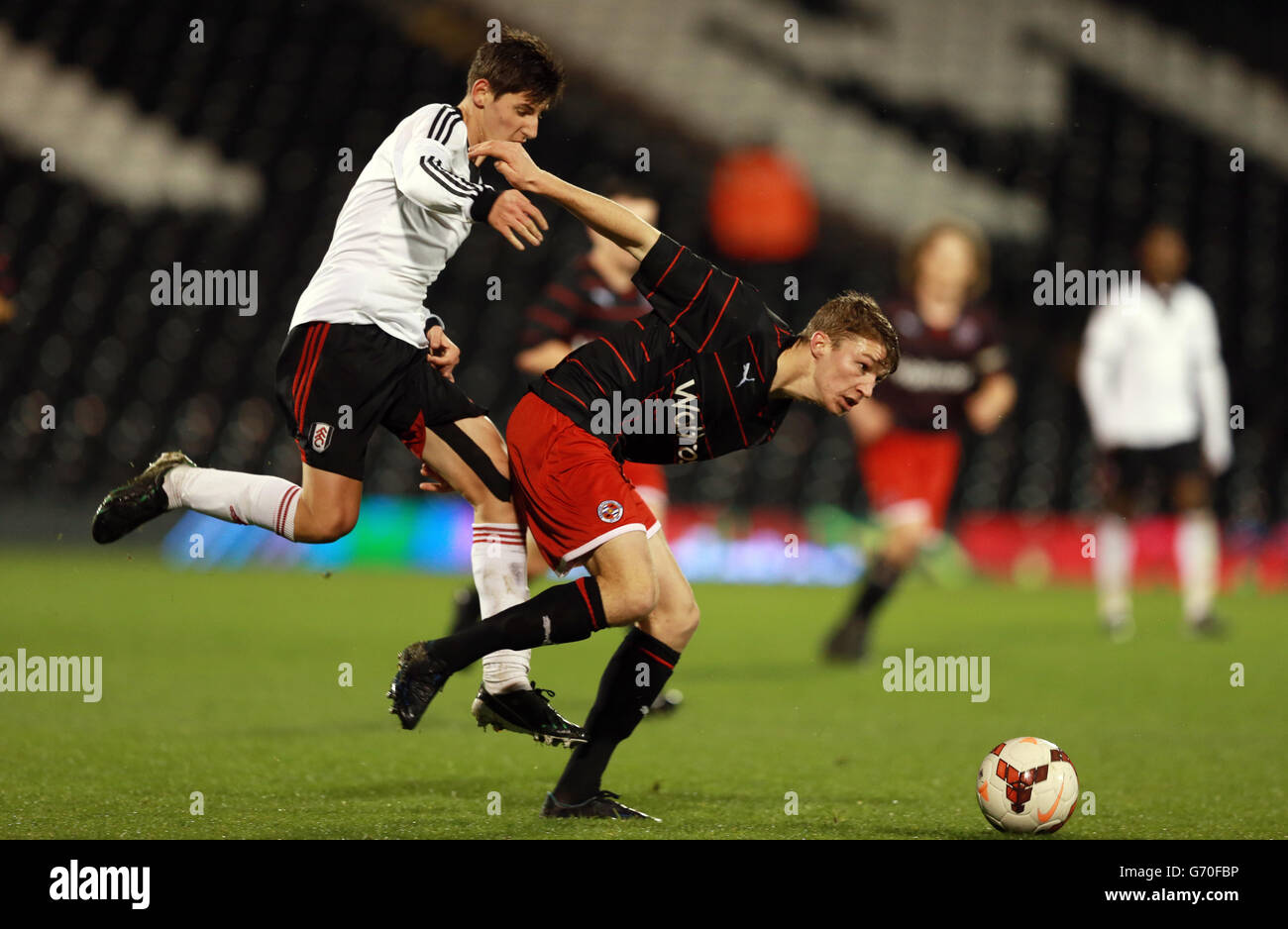 Football - FA Cup - Demi-finale de la jeunesse - Deuxième étape - Fulham v Lecture - Craven Cottage Banque D'Images