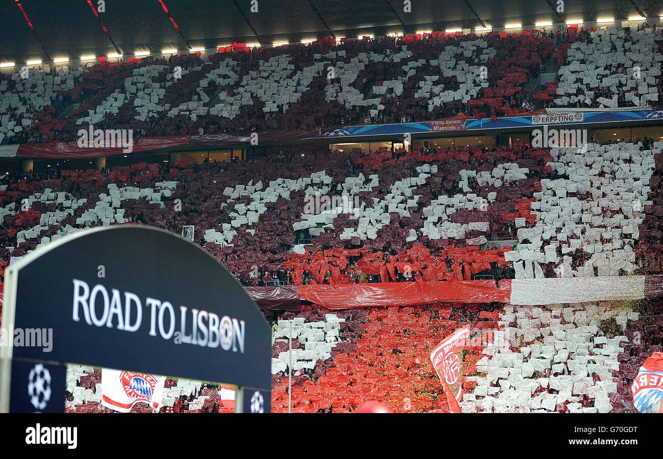 Football - Ligue des Champions - Quart de finale - deuxième manche - Bayern Munich v Manchester United - Allianz Arena Banque D'Images