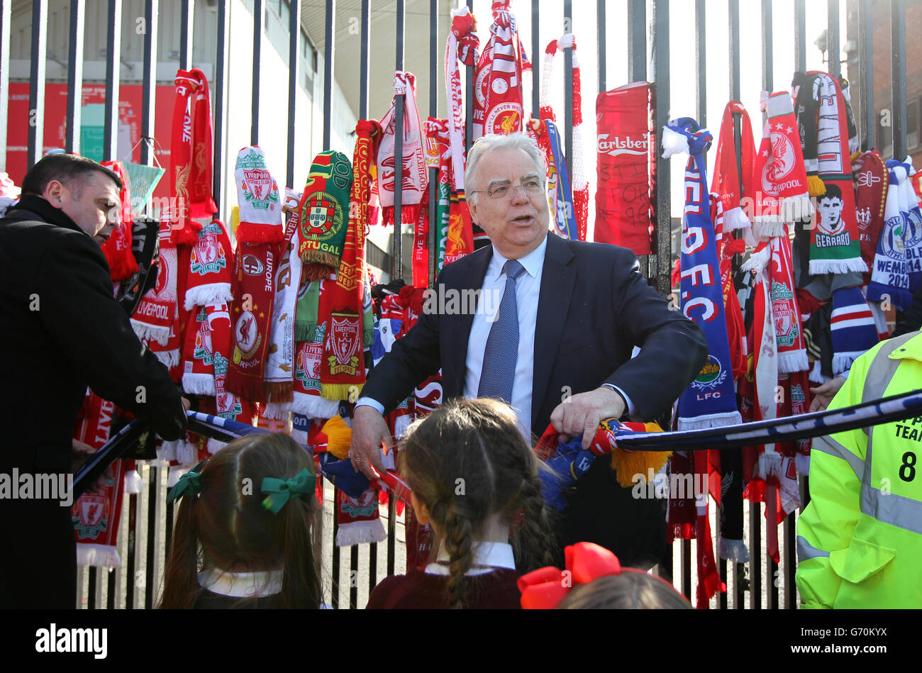 Soccer - Service commémoratif du 25e anniversaire de Hillsborough Dépistage - Goodison Park Banque D'Images