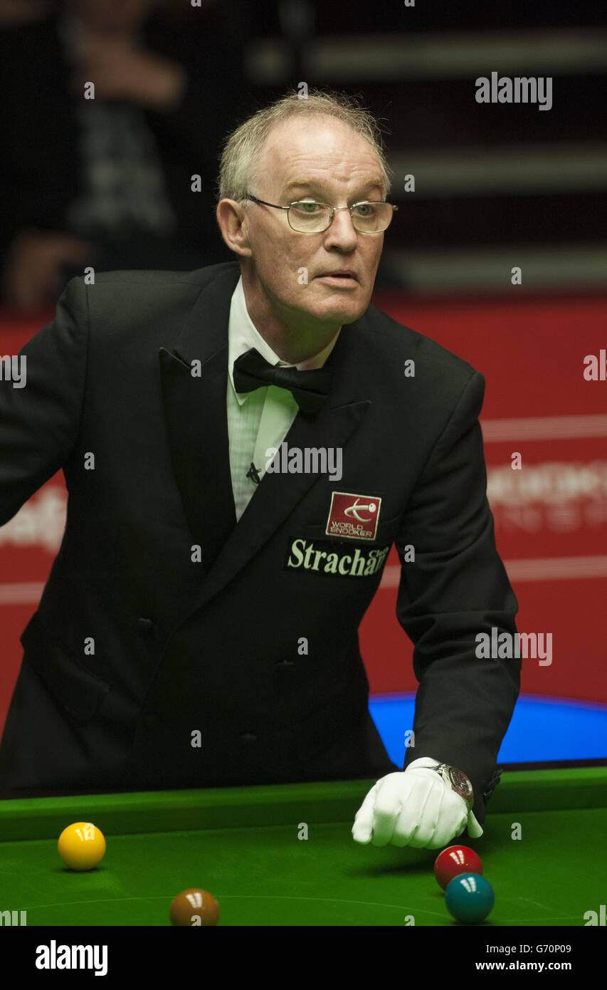 Snooker - Dafabet World Snooker Championships - Jour trois - Le Creuset Banque D'Images