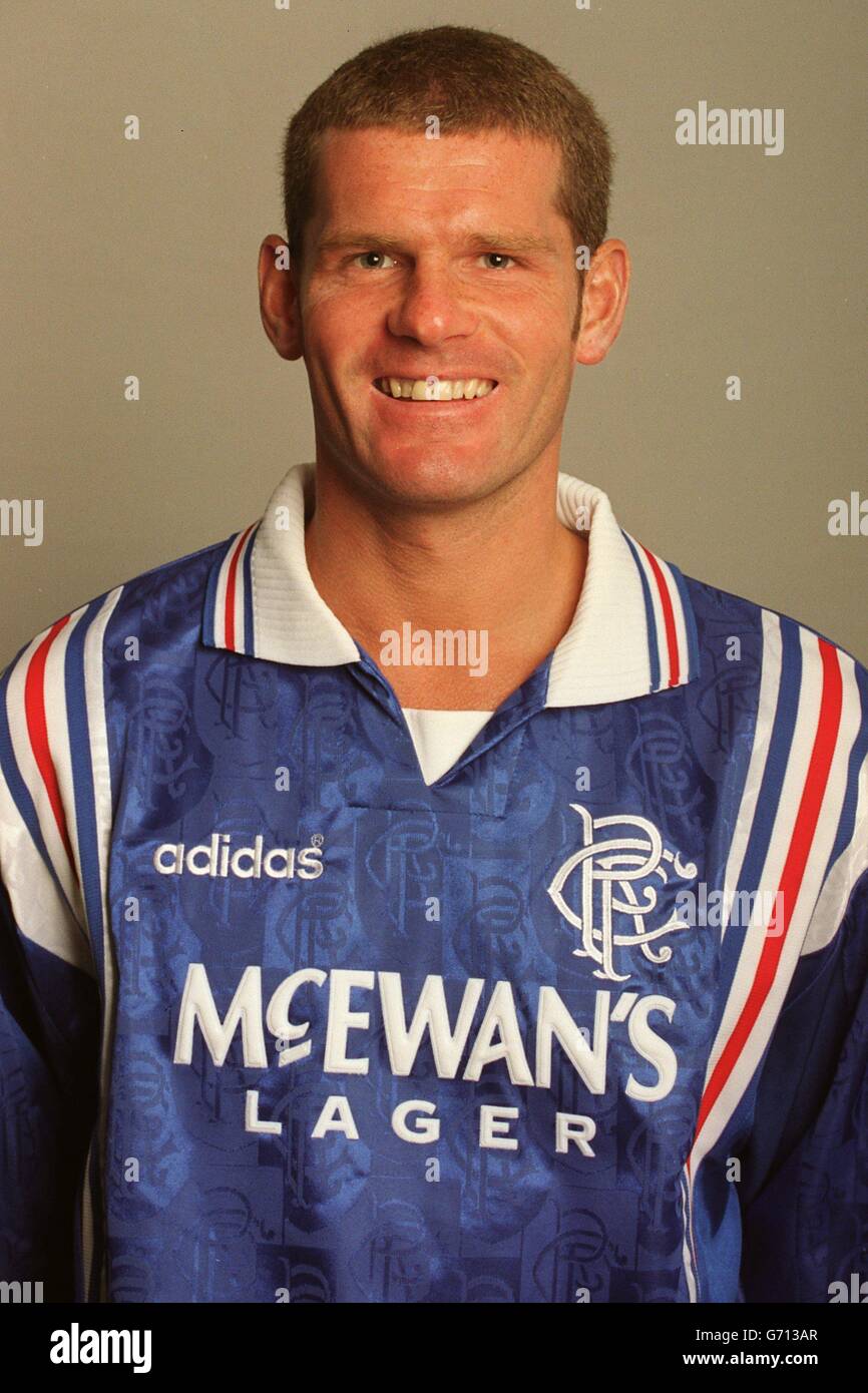 Glasgow Rangers 1995-1996 Away Short Sleeve Football Shirt [As worn by B.  Laudrup, Durie & Gascoigne]