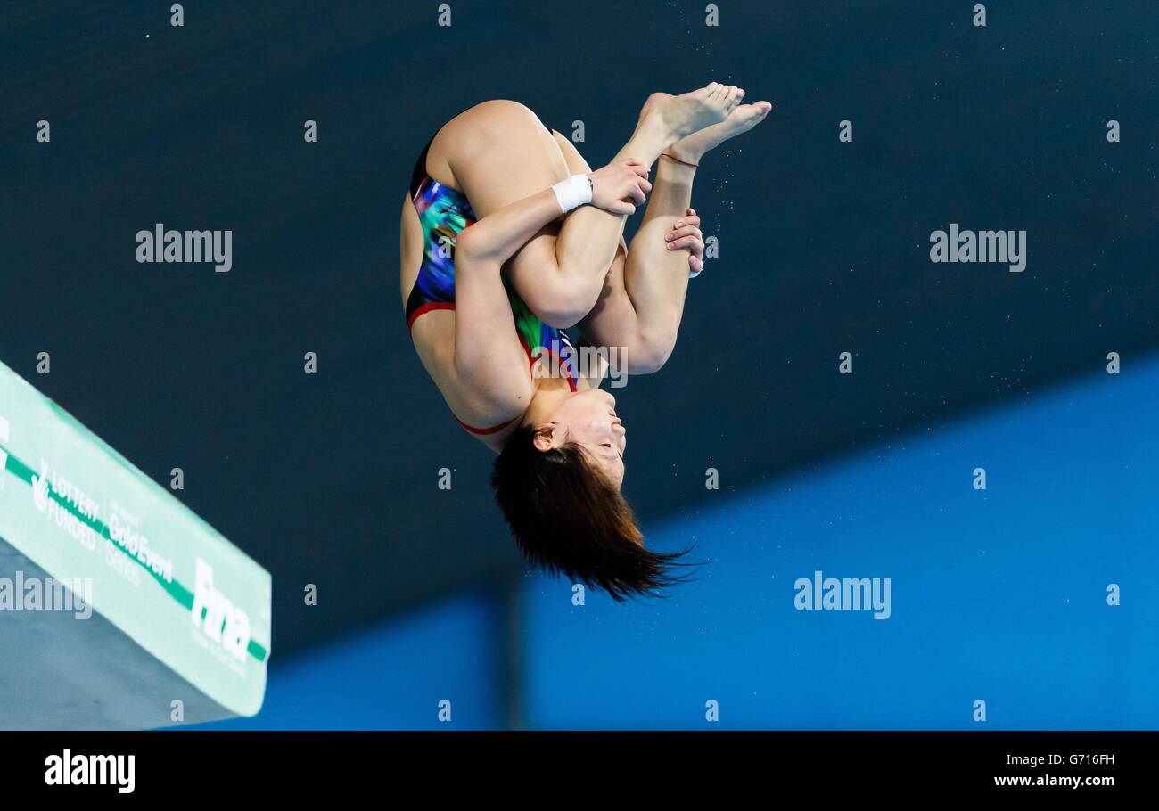 Plongée - FINA World Series 2014 - troisième événement - Jour trois - Centre aquatique Banque D'Images