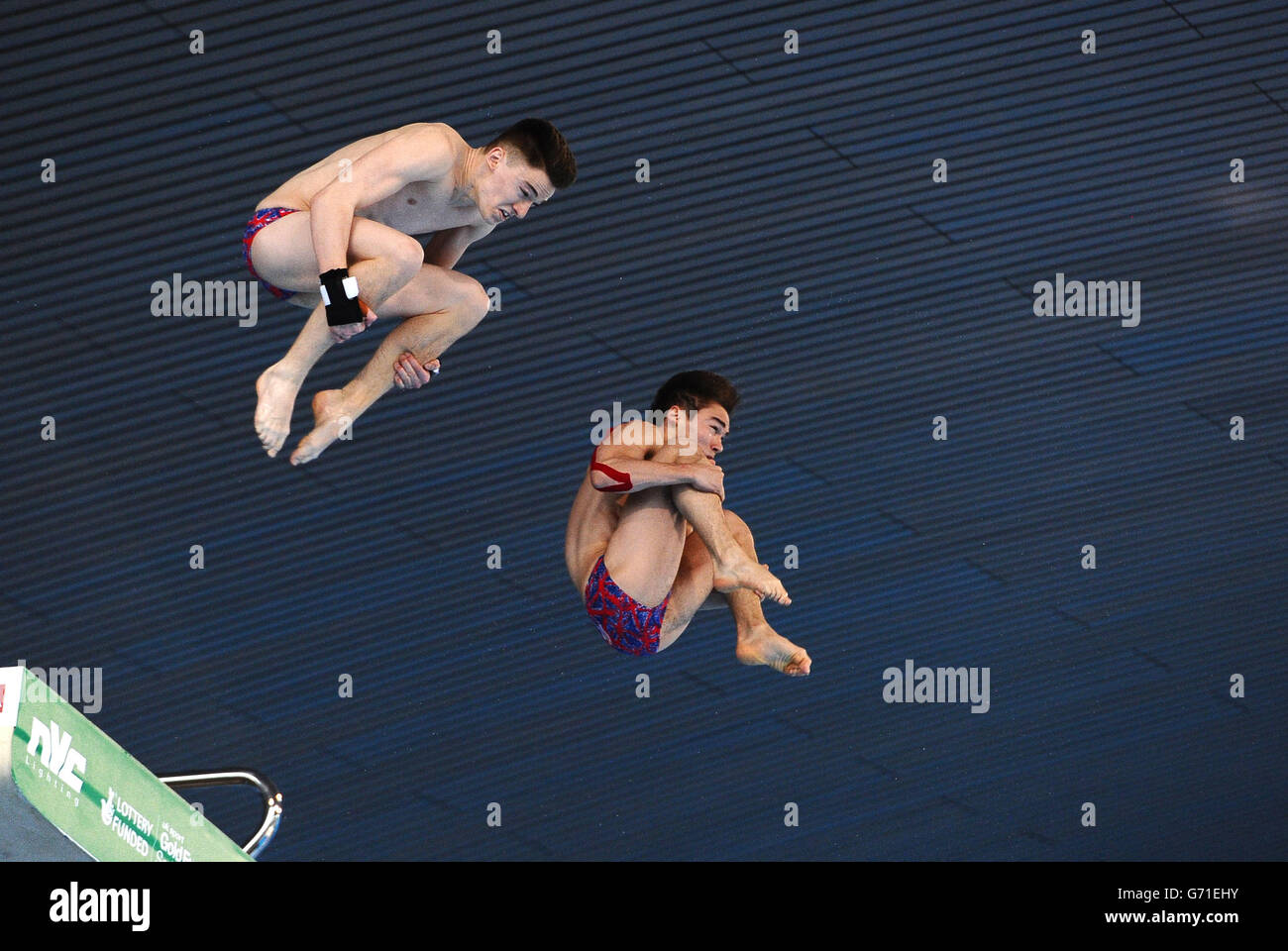 Plongée - FINA World Series 2014 - troisième événement - Jour 1 - Centre aquatique Banque D'Images