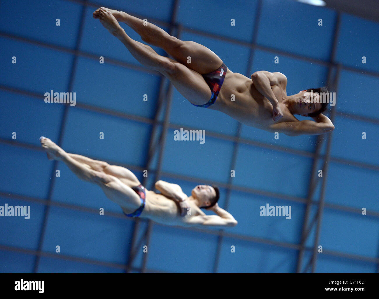 Plongée - FINA World Series 2014 - troisième événement - Jour 1 - Centre aquatique Banque D'Images