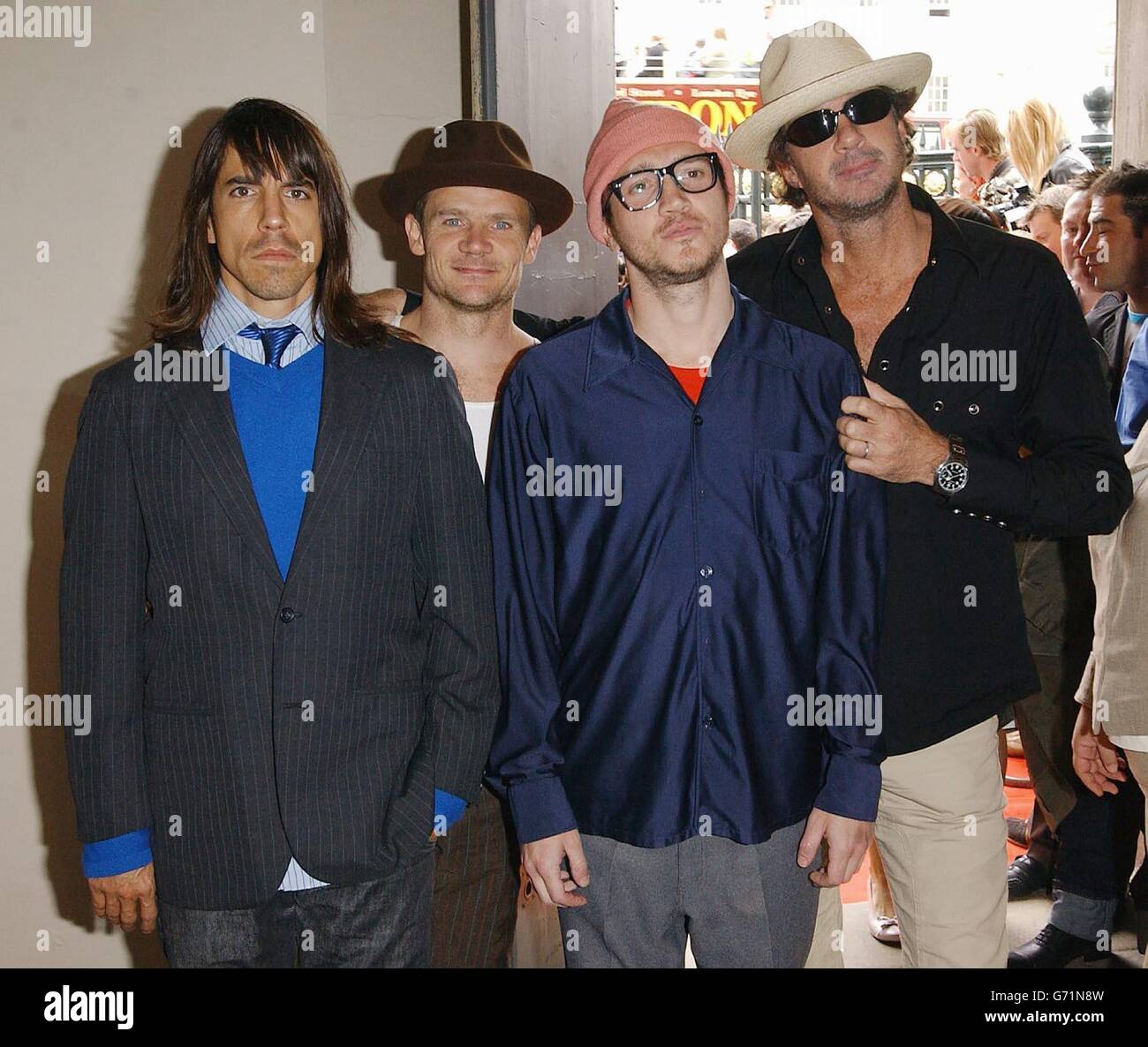 Les Red Hot Chili Peppers MOJO Honours List Award Banque D'Images