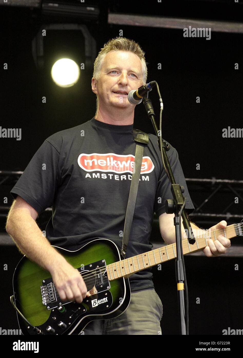 Billy Bragg - Fleadh Festival Banque D'Images