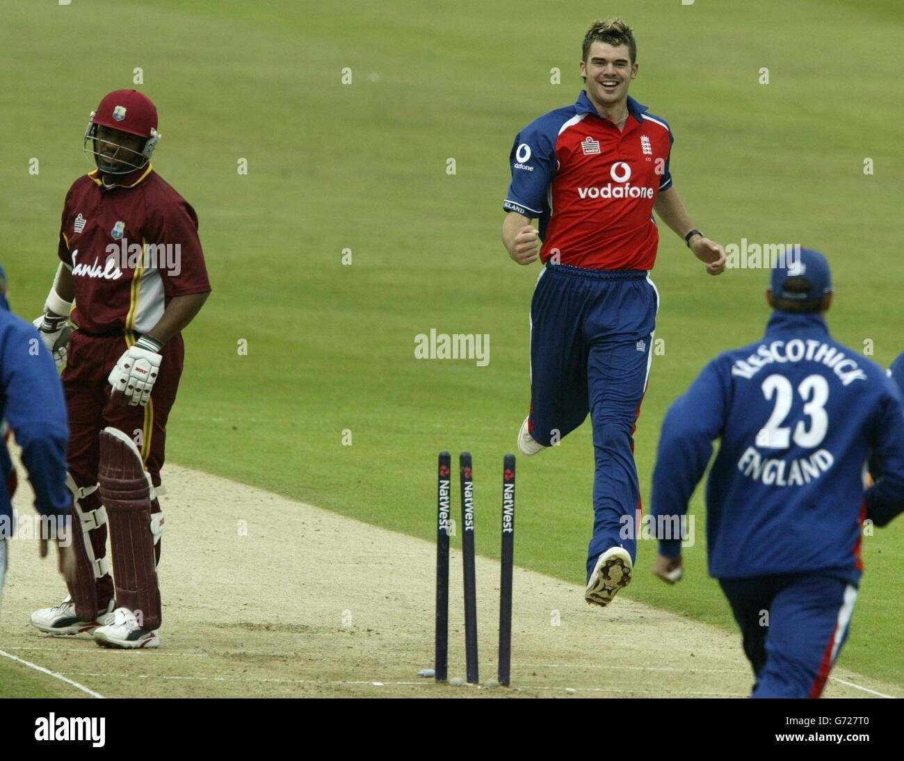 L'Angleterre v Antilles ODI Banque D'Images