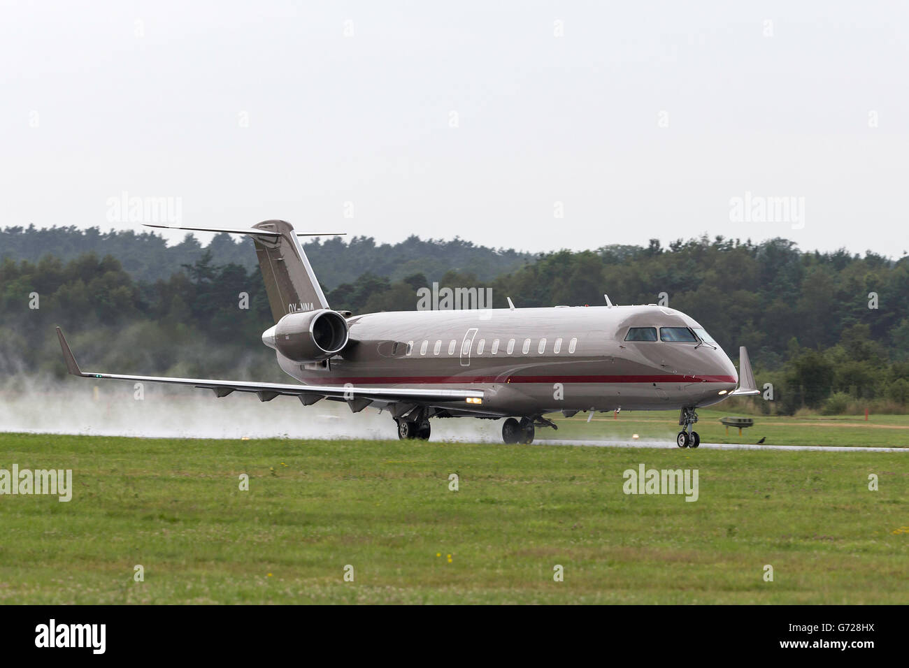 Coprorate (jet Bombardier CL-600-2B19) OY-NNA Banque D'Images