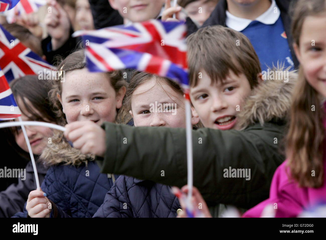 Duchesse de Cornouailles en visite à la Leeming Banque D'Images