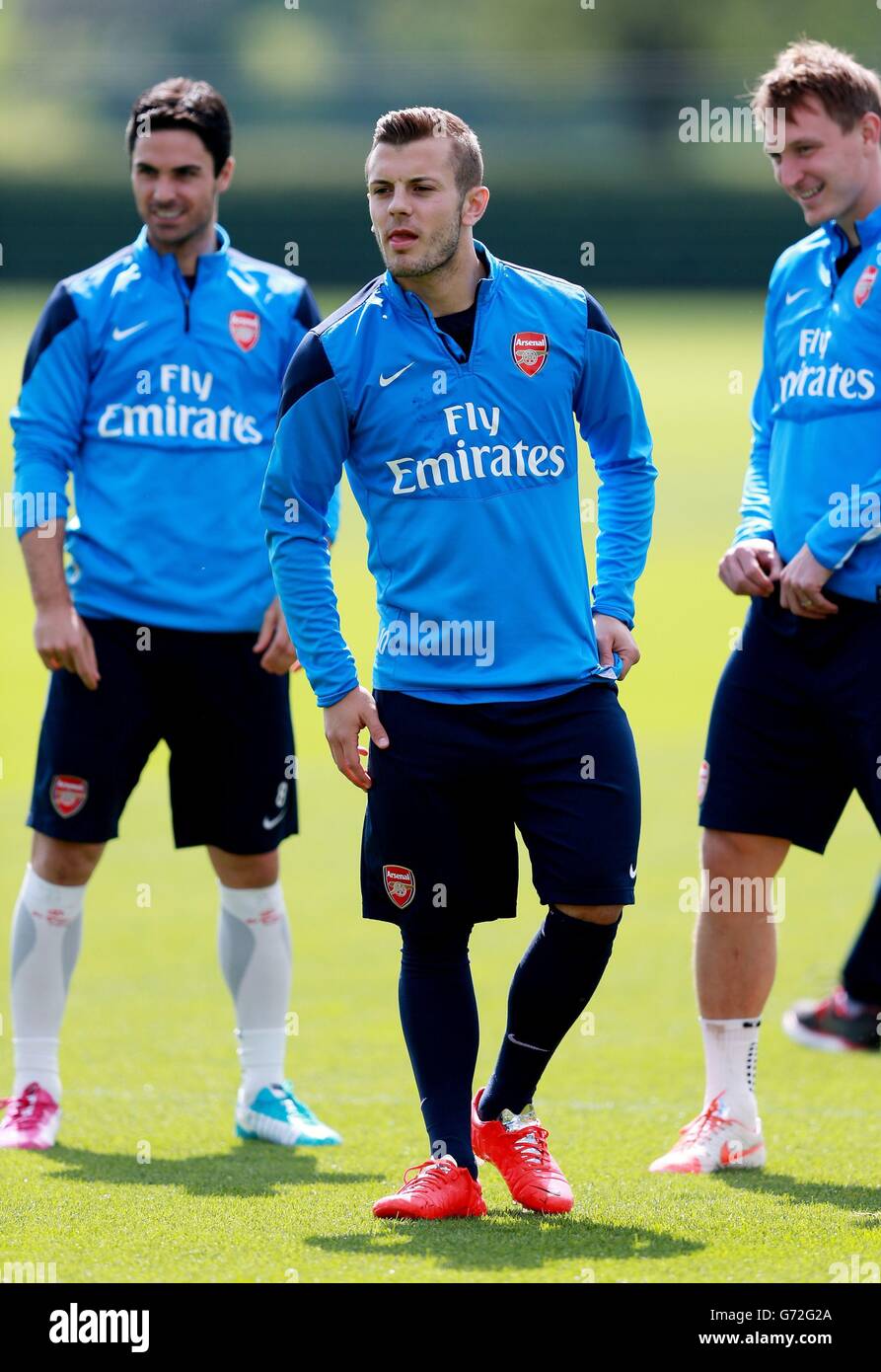 Soccer - la FA Cup - Final - Arsenal Media Day - London Colney Banque D'Images