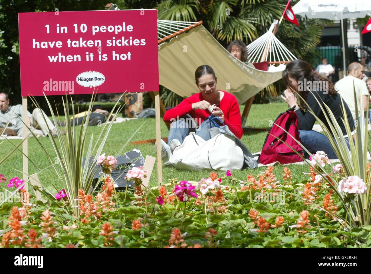 Haagen-Dazs Siesta Jour Banque D'Images