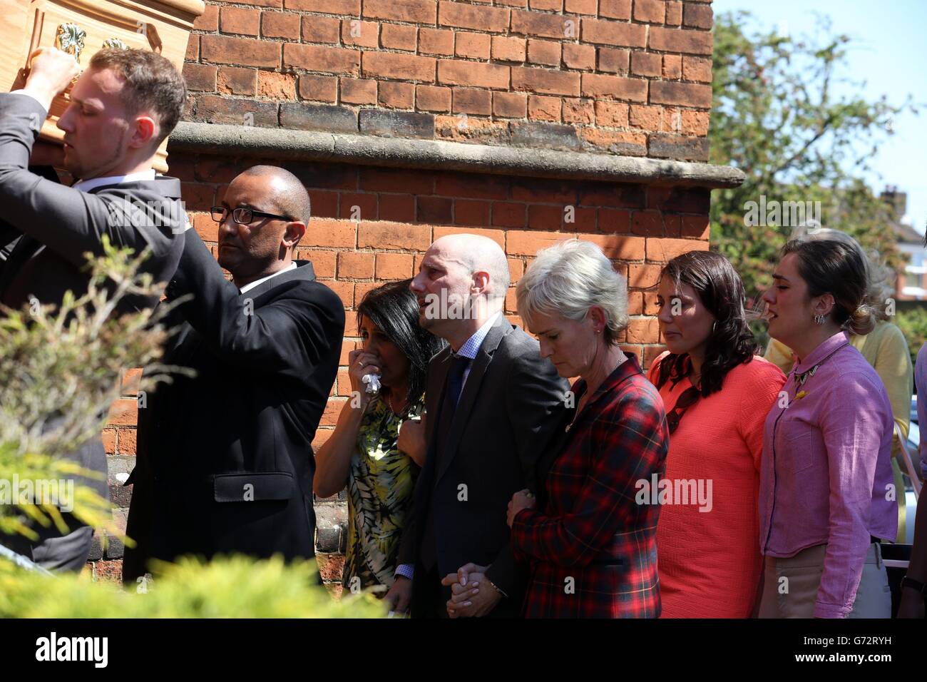 Elena Baltacha funeral Banque D'Images