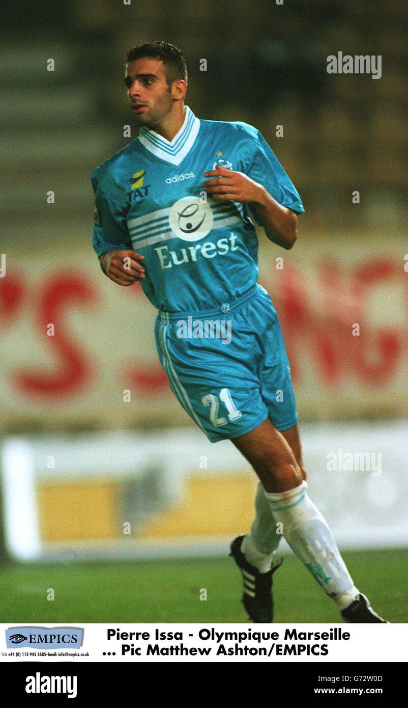 Card Carte Pierre Issa Marseille # 91 Ds Collection Foot 2000