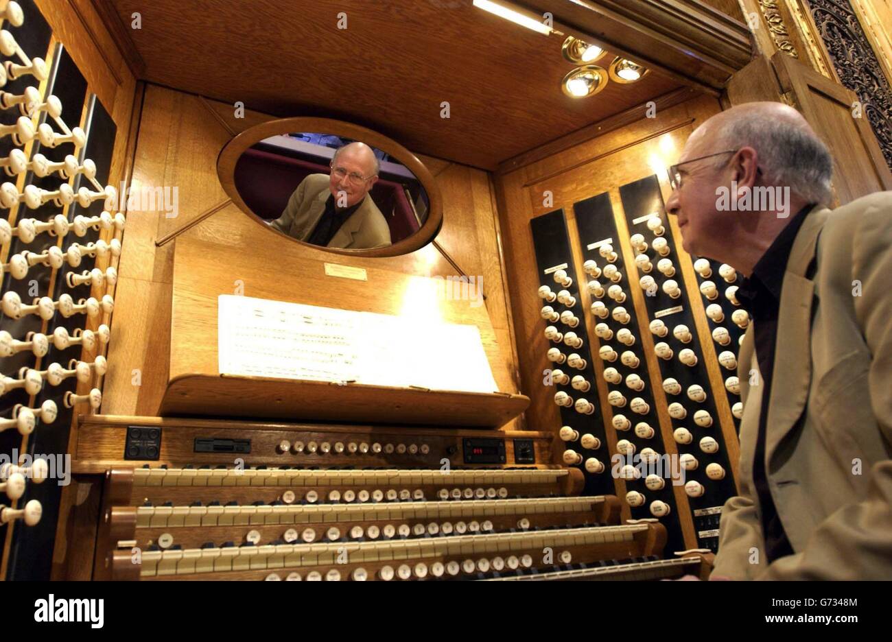 Martin Neary Royal Albert Hall Organ Banque D'Images