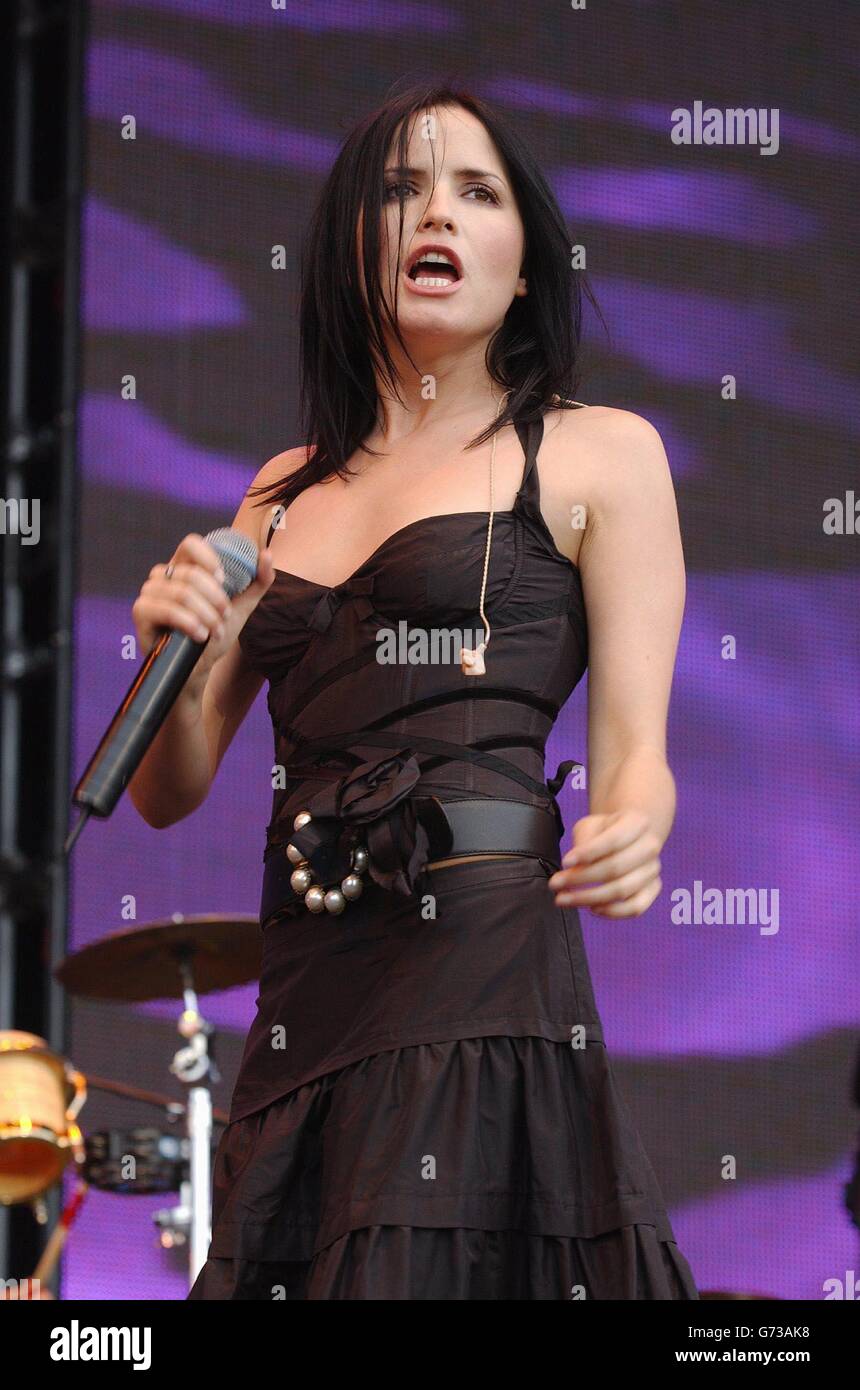 Andrea Corr - Party in the Park Banque D'Images