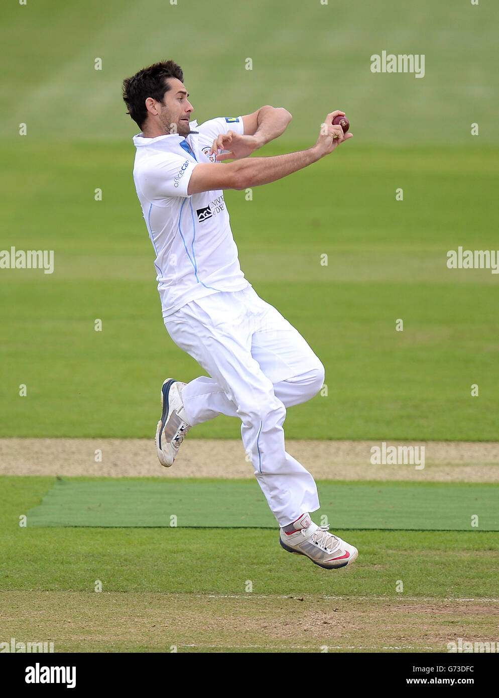 Cricket - LV County Championship - Division deux - Jour trois - Hampshire v - Le Derbyshire Ageas Bowl Banque D'Images