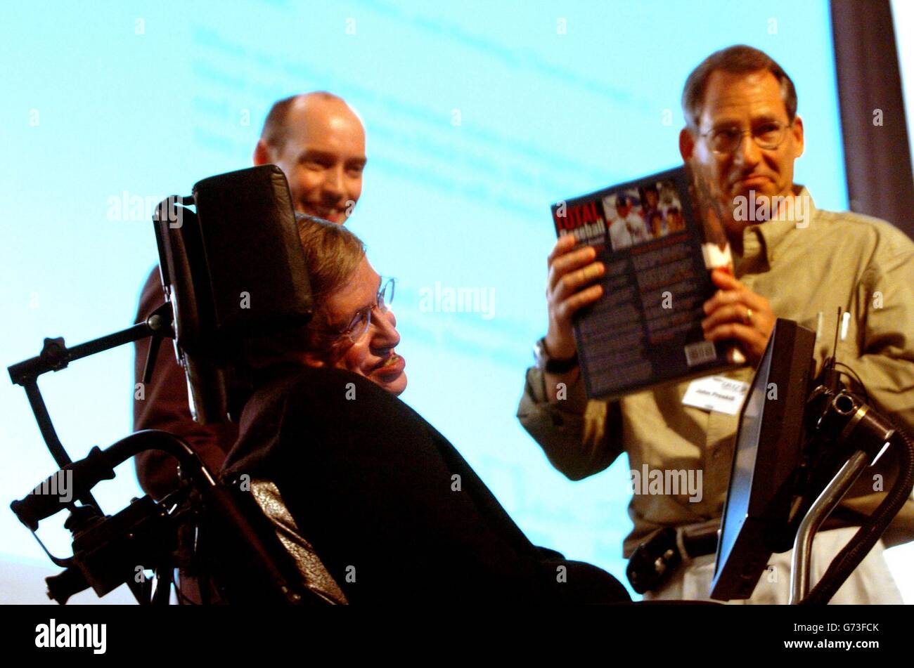 Stephen Hawking trous noirs Banque D'Images