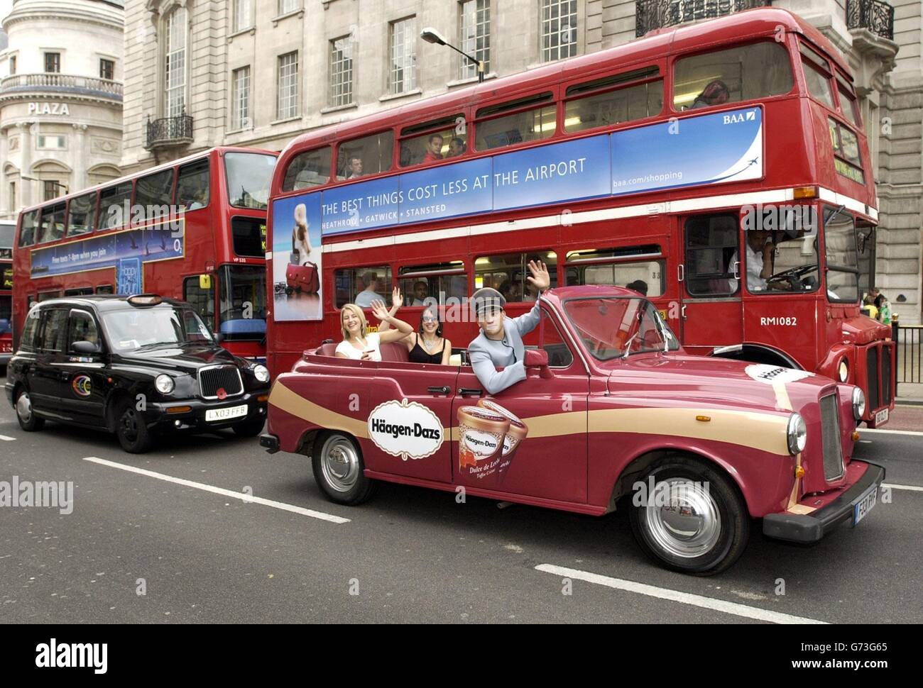 Haagen Dazs Taxi Banque D'Images