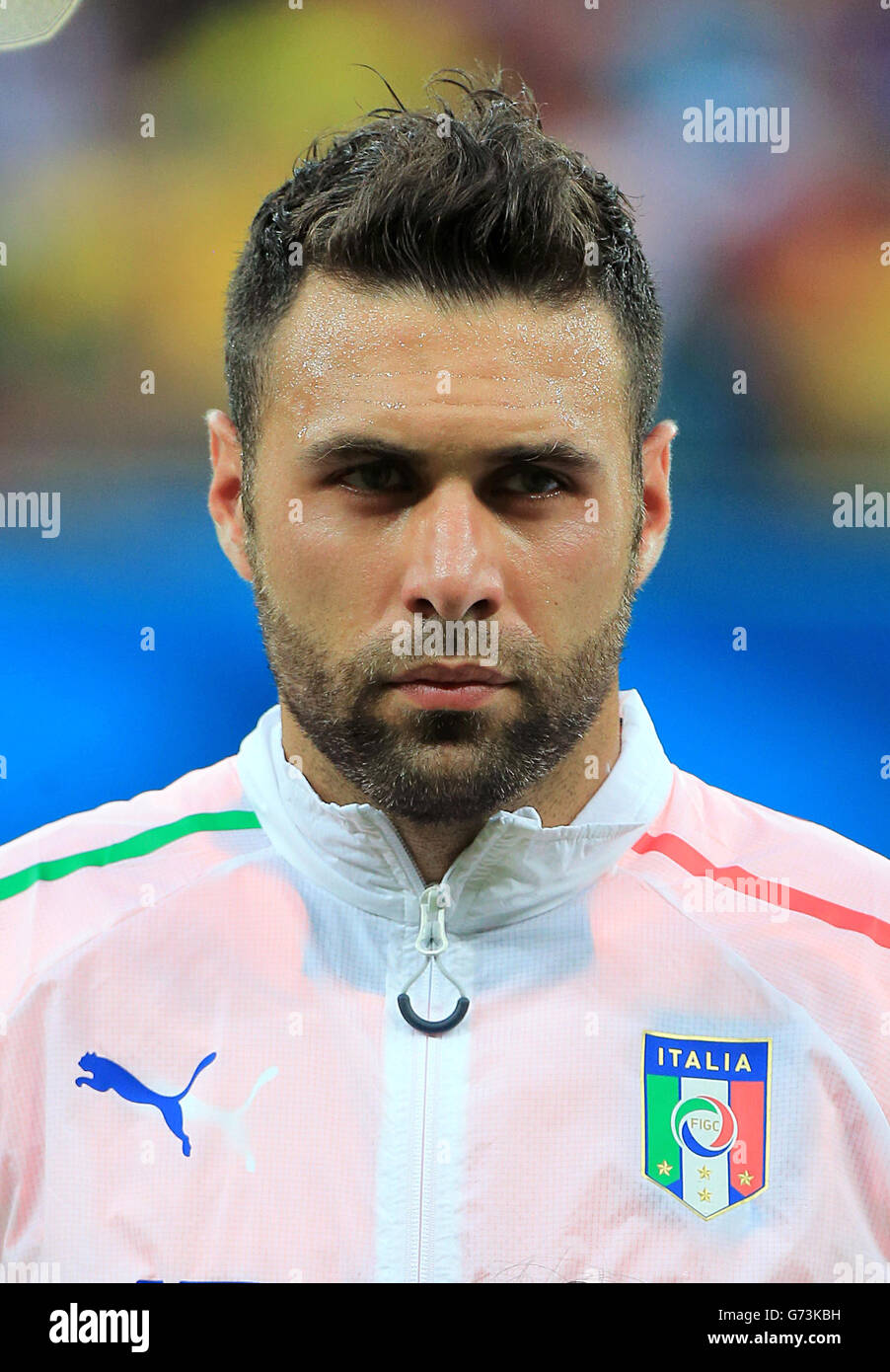 Football - coupe du monde de la FIFA 2014 - Groupe D - Angleterre / Italie - Arena da Amazonia. Salvatore Sirigu, gardien de but de l'Italie Banque D'Images