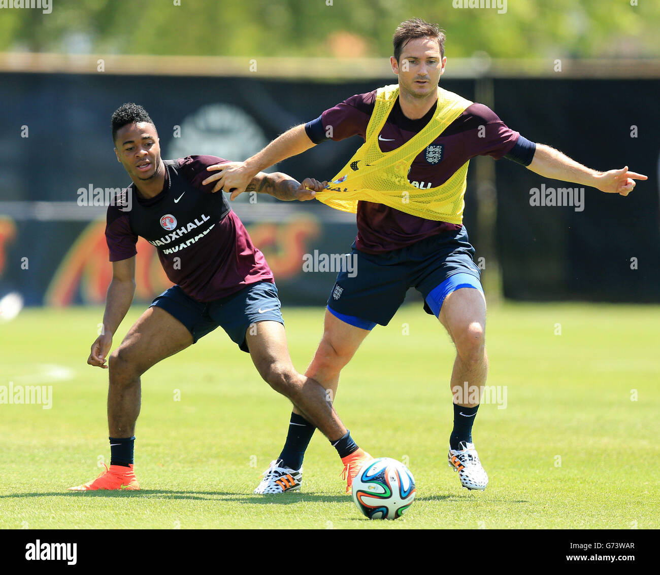 Football - Coupe du Monde 2014 - Miami Training Camp - Angleterre v Honduras - Angleterre - Session de formation de l'Université de Barry Banque D'Images