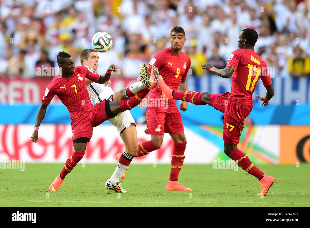 Football Coupe Du Monde Fifa 2014 Groupe G Allemagne Ghana Estadio Castelao Photo Stock Alamy