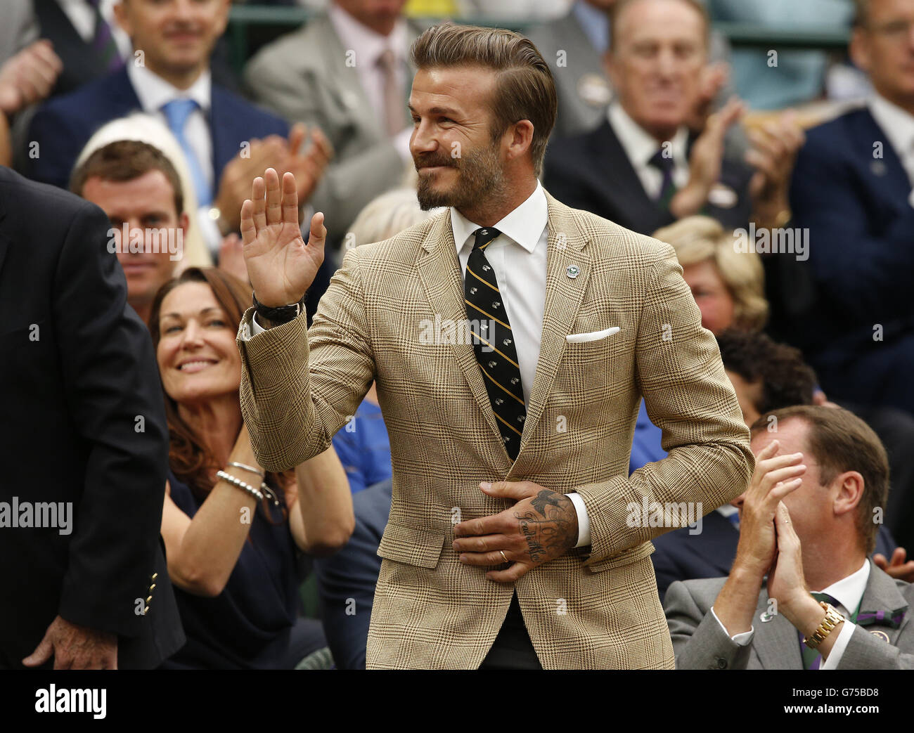 Tennis - 2014 de Wimbledon - Jour 6 - Le All England Lawn Tennis et croquet Club Banque D'Images