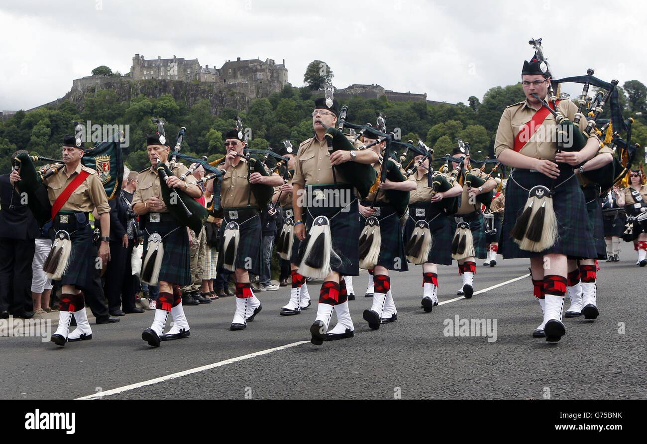 La sixième journée annuelle des forces armées a lieu à Stirling, en Écosse. Banque D'Images