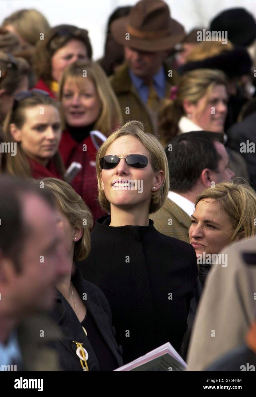 Racnig Zara à Cheltenham Banque D'Images