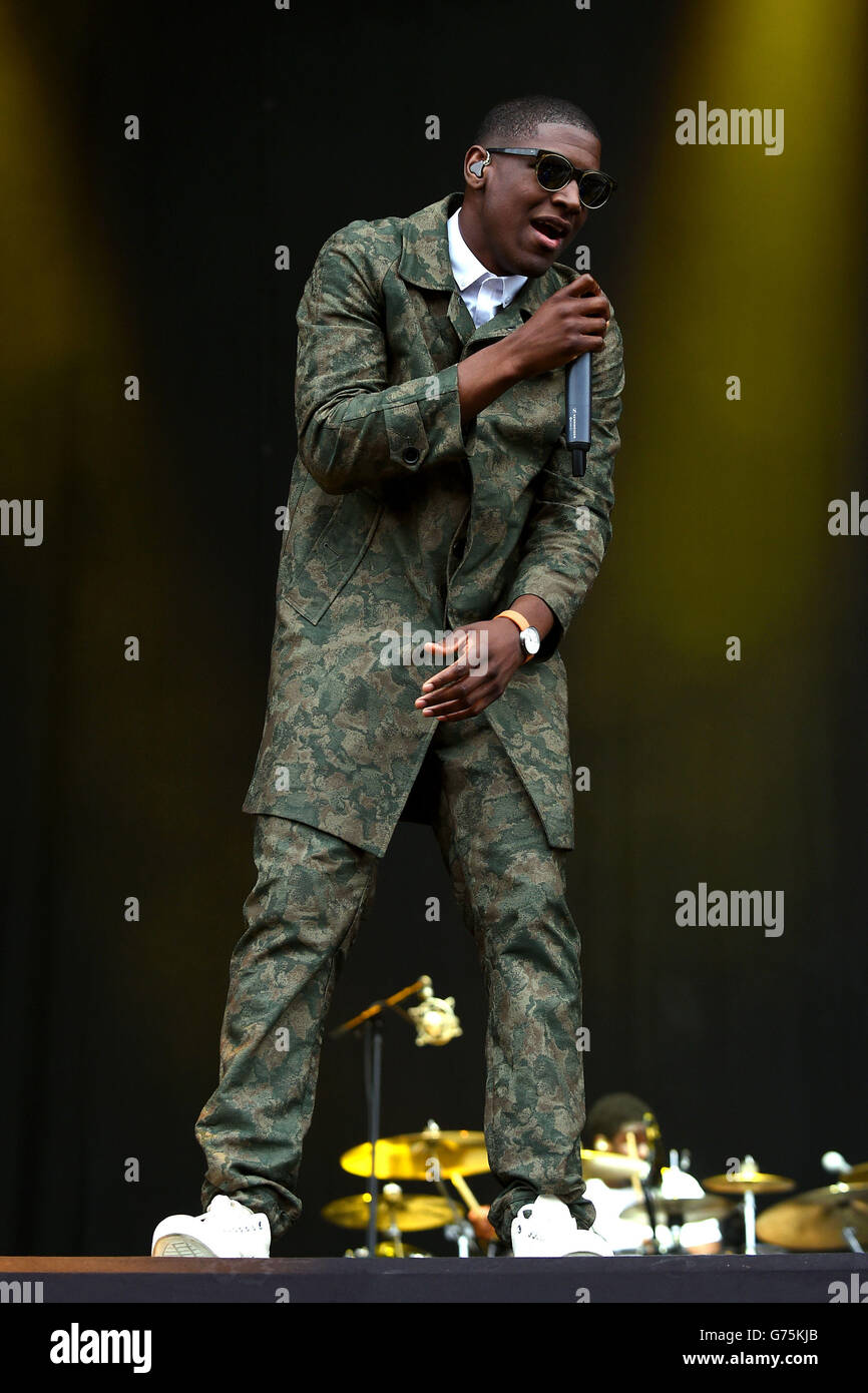 Wireless Festival - Birmingham.Labrinth se présentant sur scène pendant la première journée du Wireless Festival à Perry Park, Birmingham. Banque D'Images