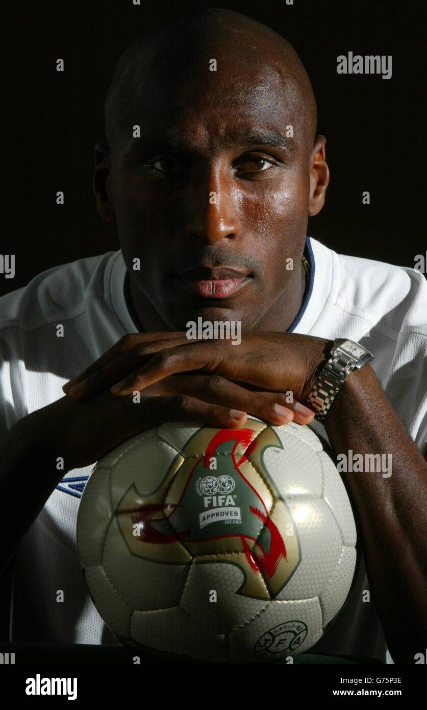 Sol Campbell à Awaji Banque D'Images