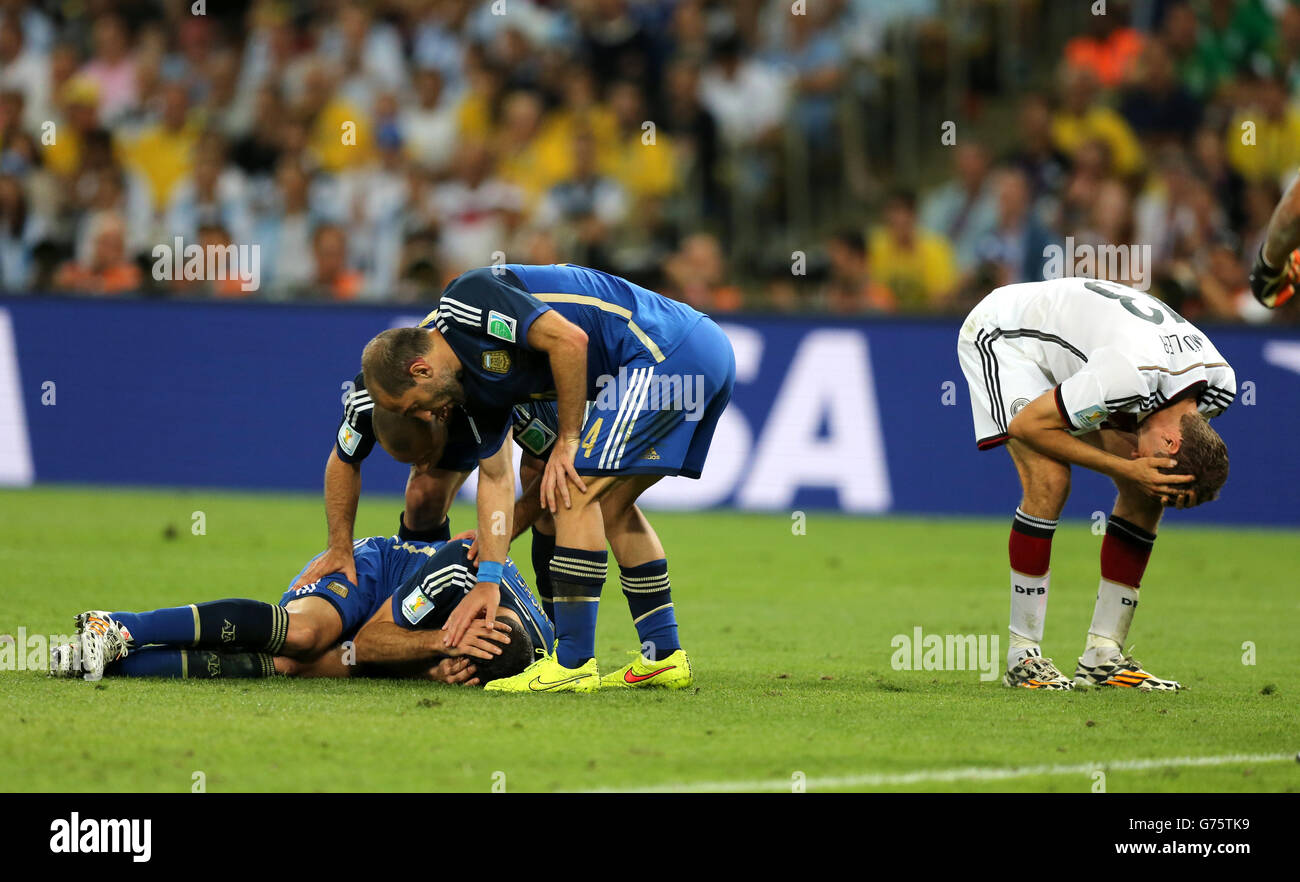 Football - Coupe du Monde FIFA 2014 - Final - Allemagne / Argentine - Maracana Estadio do Banque D'Images