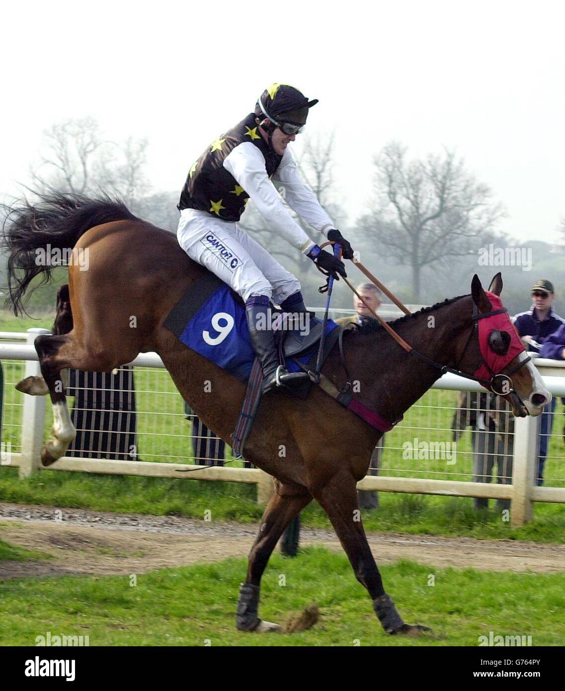 L'Barford Handicap Steeple Chase Banque D'Images