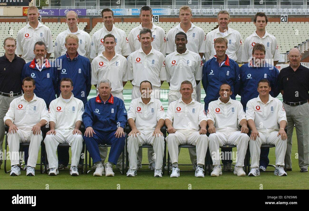 L'équipe de cricket de l'Angleterre Banque D'Images