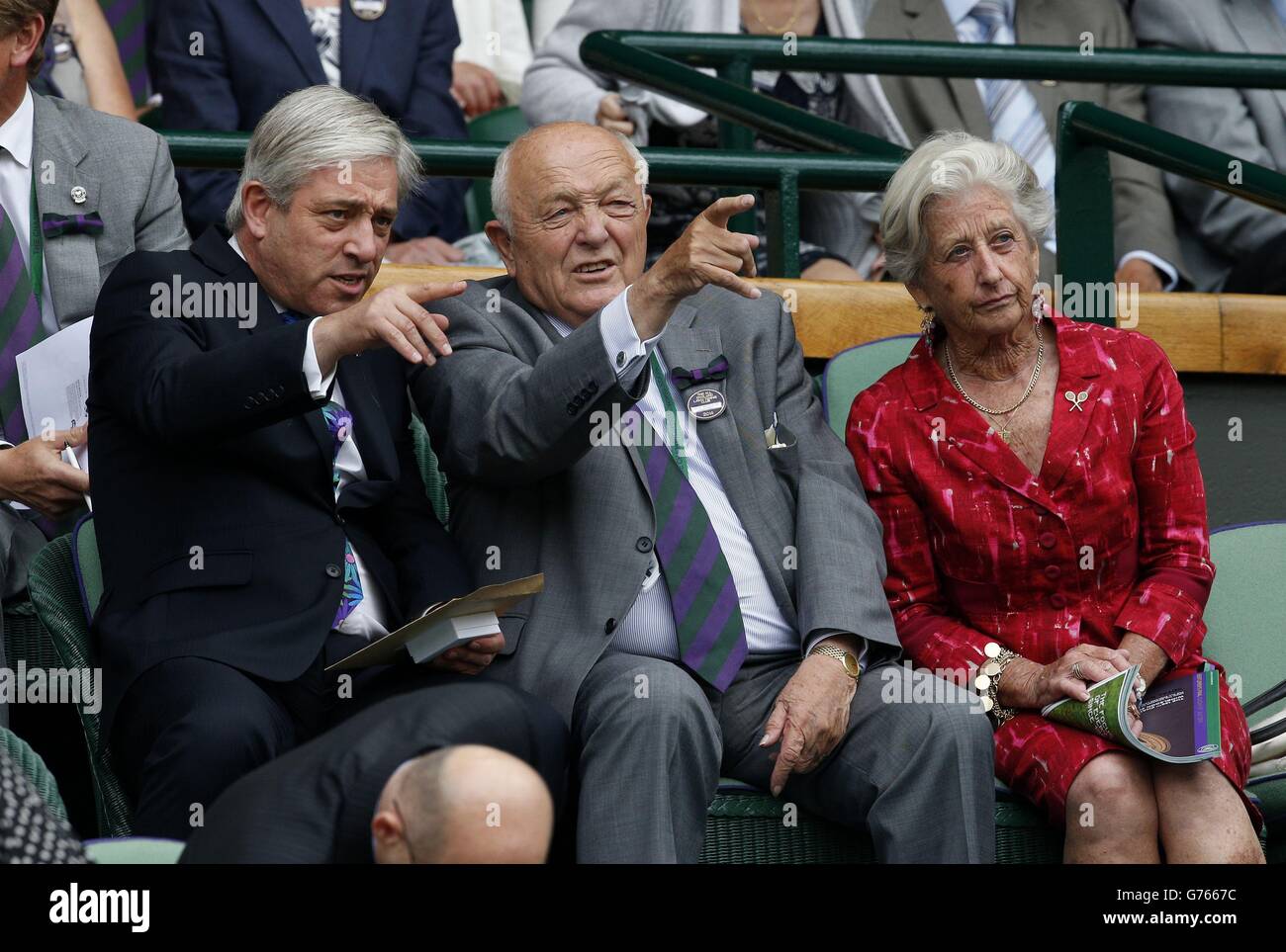 Tennis - 2014 de Wimbledon - Jour 14 - Le All England Lawn Tennis et croquet Club Banque D'Images