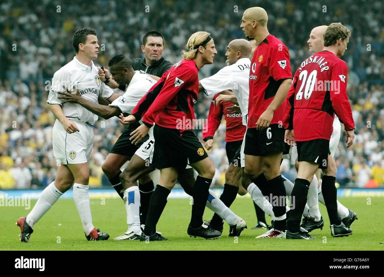 Manchester United v Leeds Banque D'Images