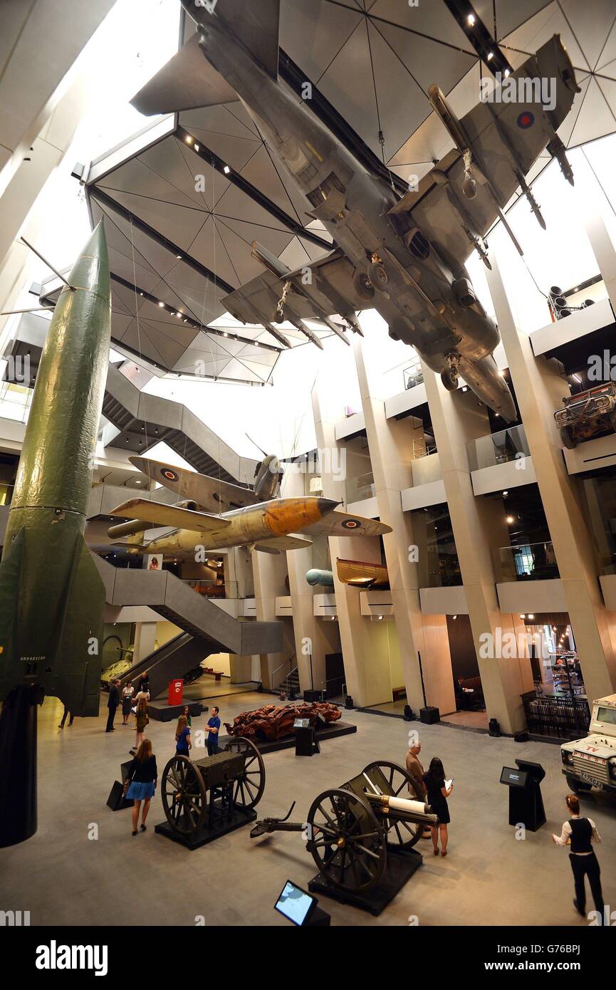 Remise à neuf de l'Imperial War Museum - Londres Banque D'Images