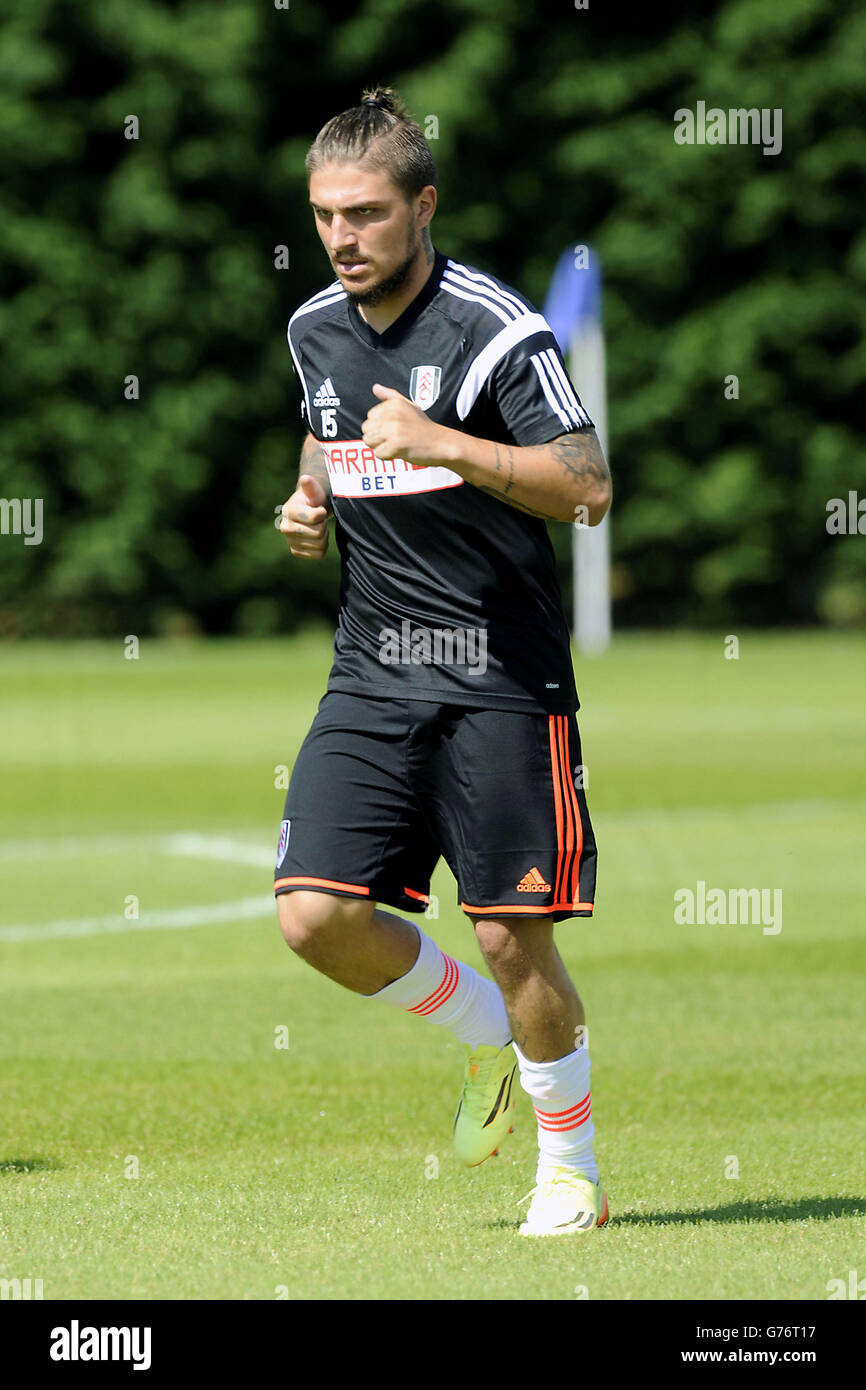 Soccer - Pré saison Friendly - Rangers v Fulham - Murray Park Banque D'Images