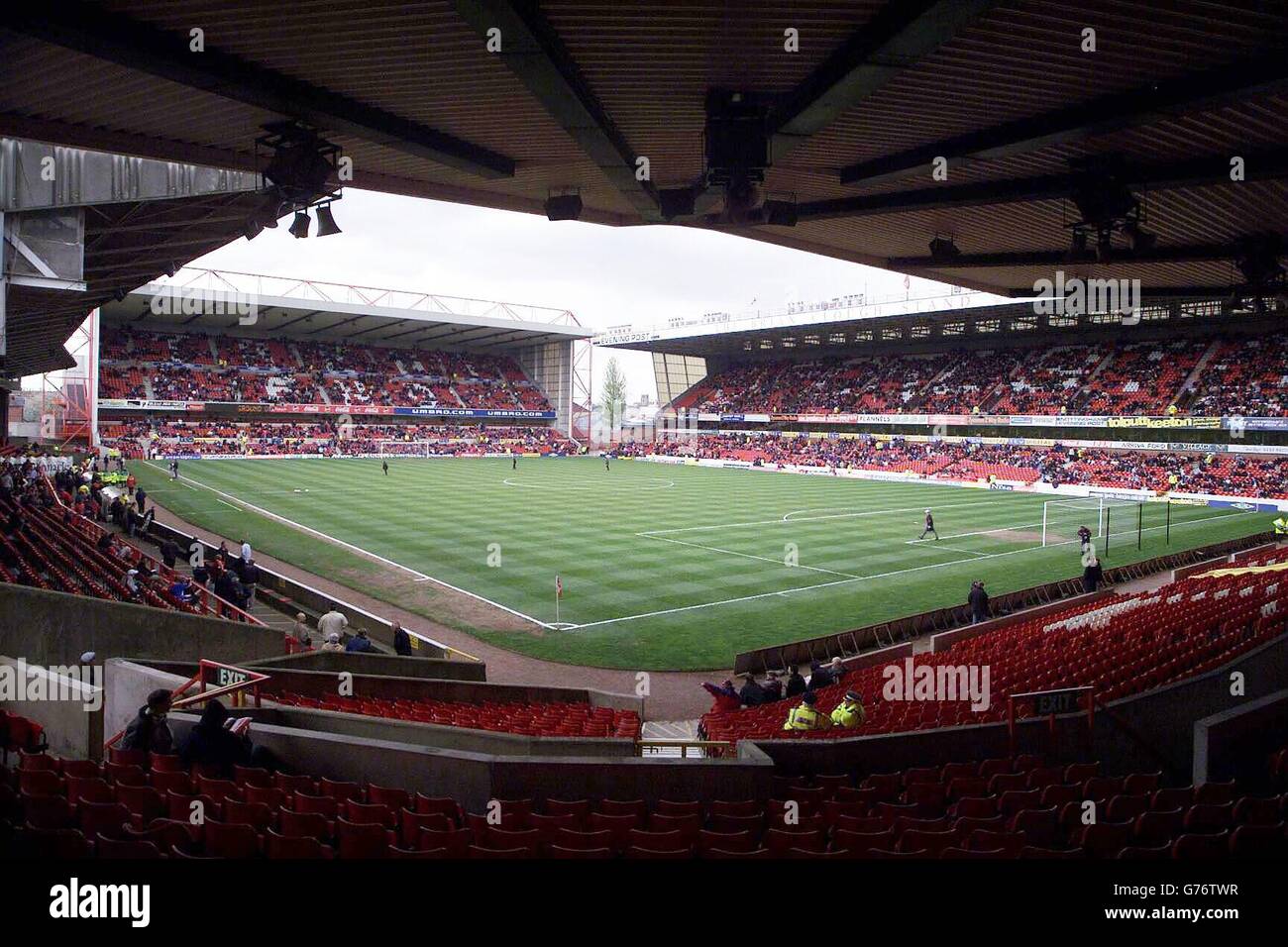 La scène lors du match national de la division de la ligue un au stade City Ground de Nottingham Forest. PAS D'UTILISATION DU SITE WEB DU CLUB OFFICIEUX. Banque D'Images