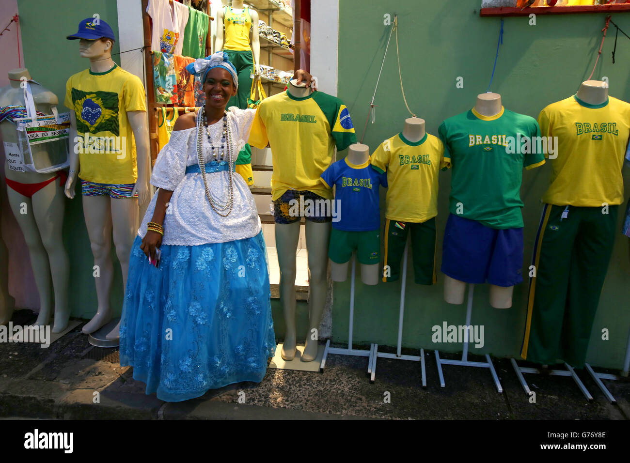 Football - Coupe du Monde FIFA 2014 - Stock Ville Salvador Banque D'Images