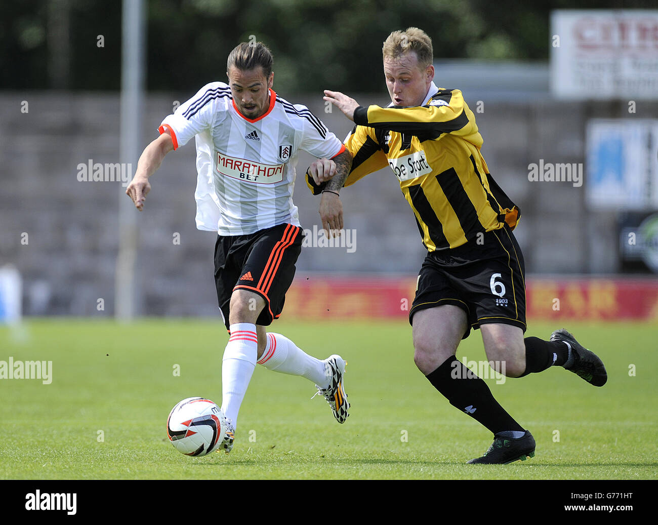 Soccer - Pré saison Friendly - East Fife v Fulham - Stade Bayview Banque D'Images
