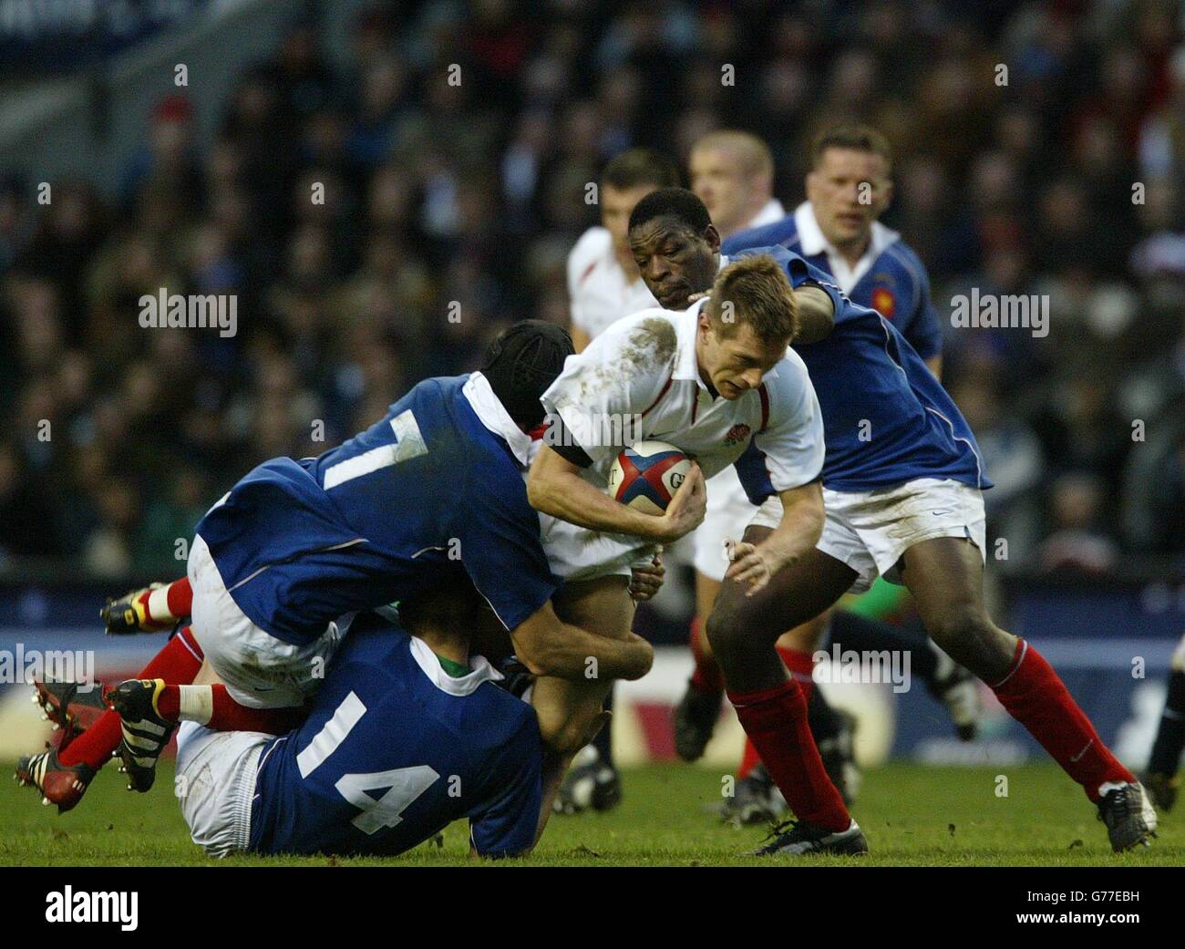 Tournoi RBS 6 Nations Angleterre/France Banque D'Images