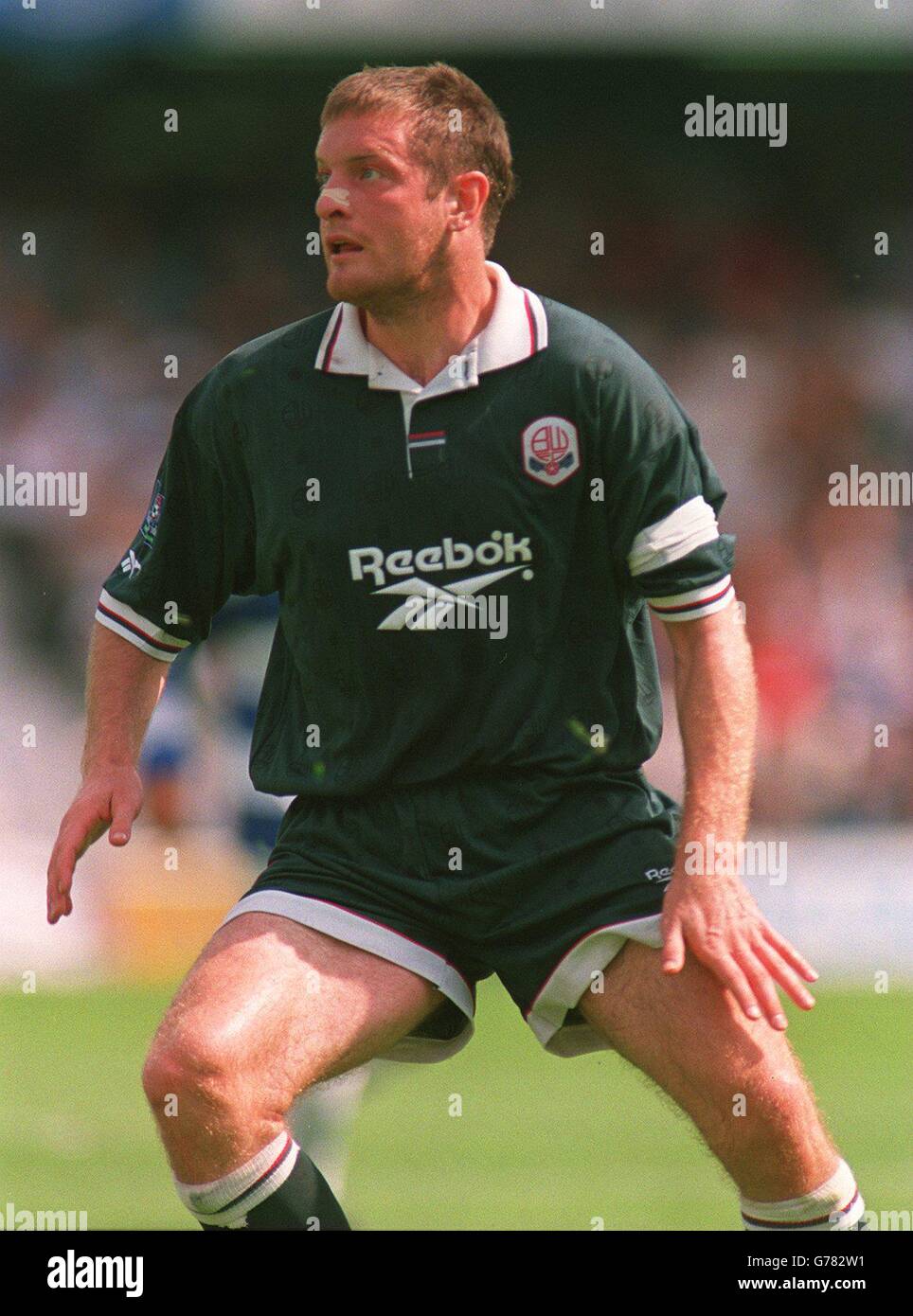 Soccer - Queens Park Rangers contre Bolton Wanderers.Gerry Taggart (Bolton) Banque D'Images