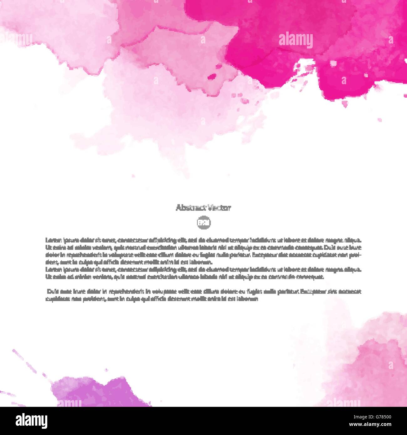 Ensemble de bright colorful vector background aquarelle Illustration de Vecteur