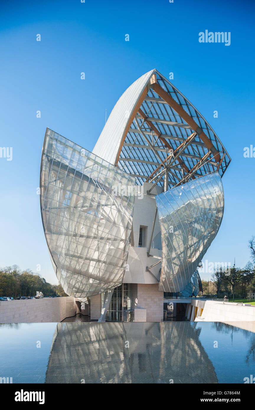 France, Paris, Fondation Louis Vuitton Banque D'Images