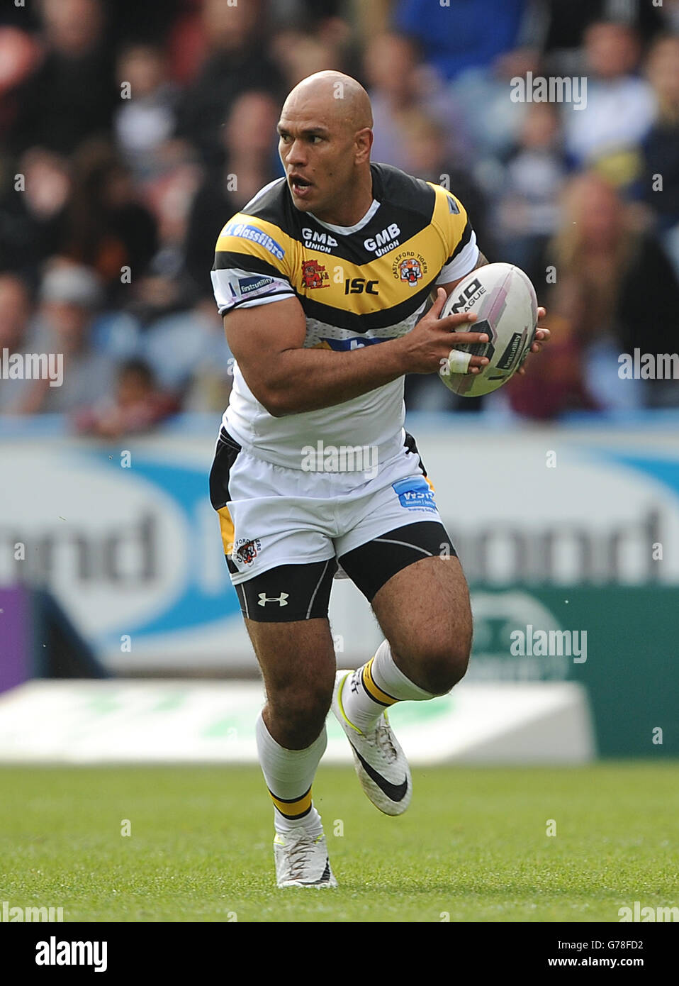 Rugby League - First Utility Super League - Huddersfield Giants / Castleford Tigers - John Smiths Stadium. Jake Webster, Castleford Tigers Banque D'Images