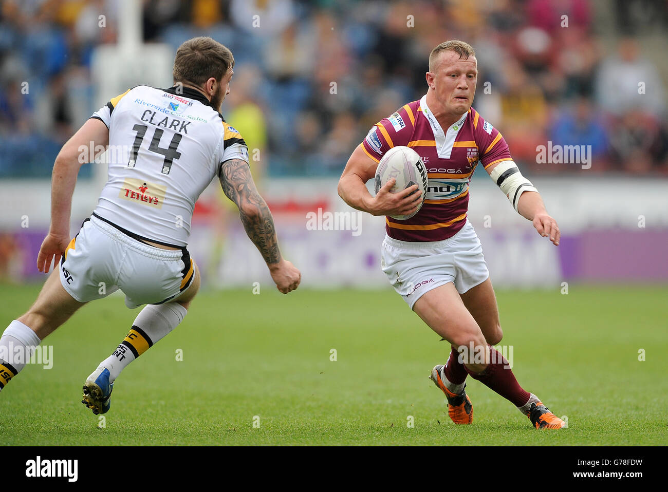 Rugby League - First Utility Super League - Huddersfield Giants / Castleford Tigers - John Smiths Stadium. Luke Robinson, Huddersfield Giants Banque D'Images