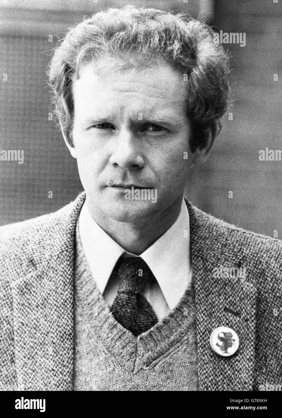 Politique - Le Sinn Fein, Martin McGuinness - Irlande du Nord Banque D'Images