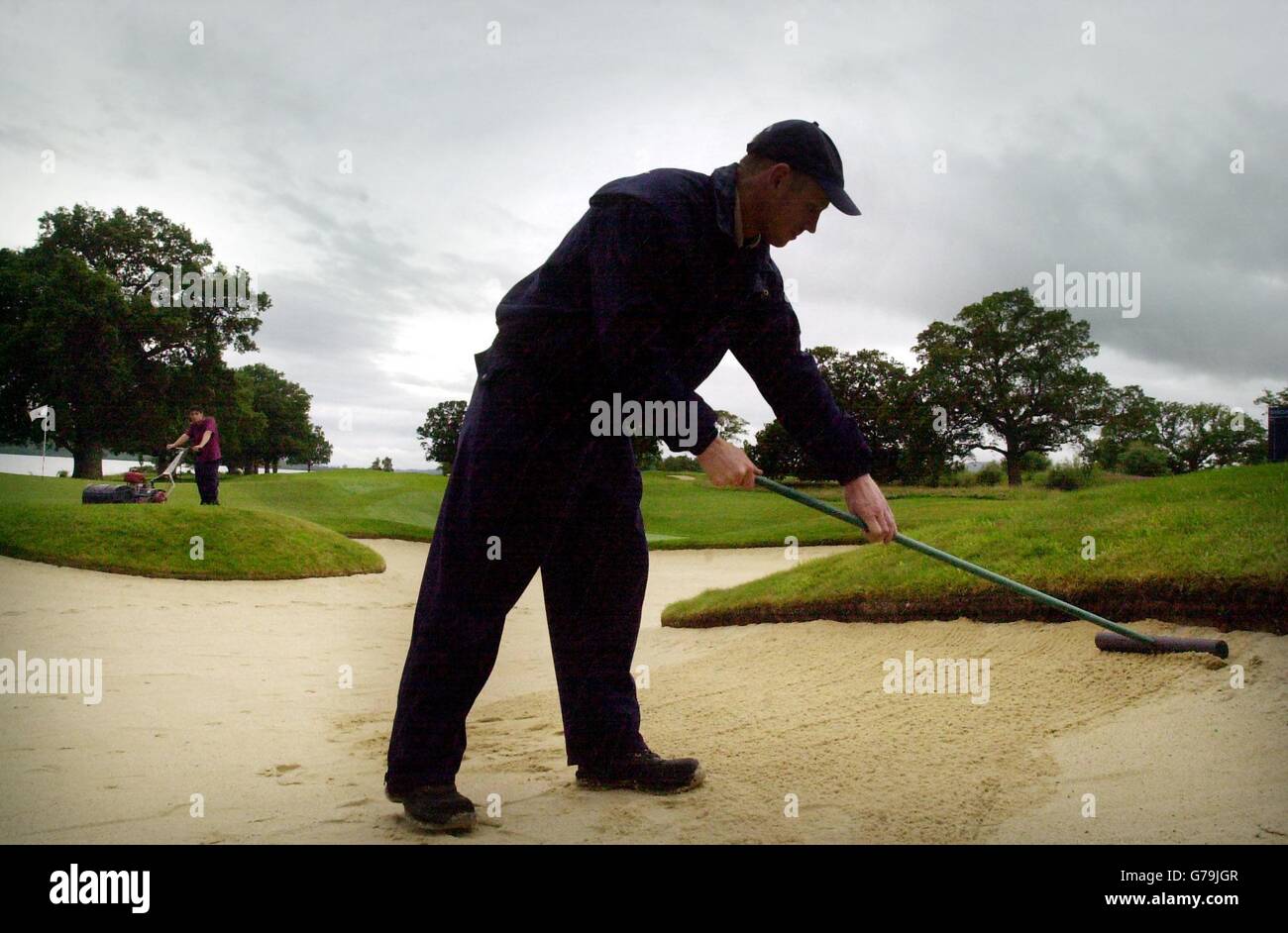 Préparations Open Golf écossais Banque D'Images