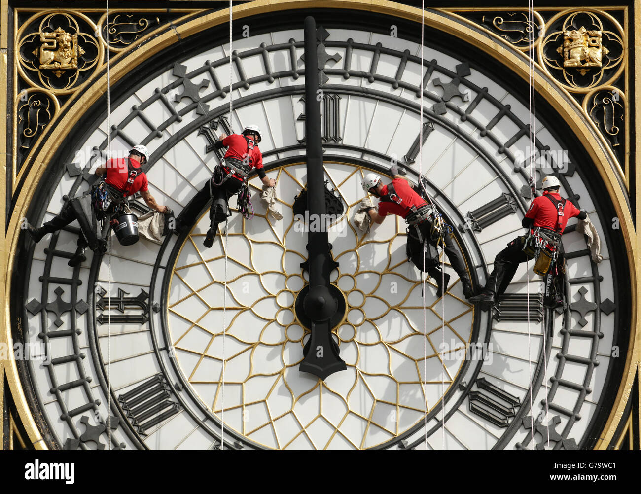 Grand entretien de l'horloge Banque D'Images
