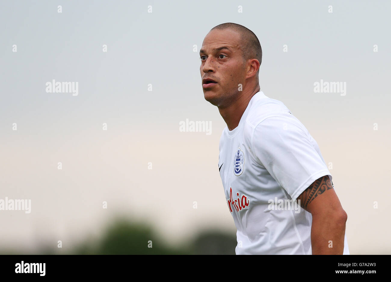 Bobby Zamora des Rangers du Queens Park lors de l'accueil d'avant-saison au Athlone Town Stadium, Athlone, Irlande. Banque D'Images